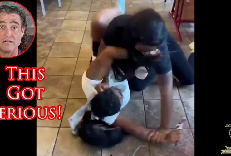 Popeye’s Employee Shows Waffle House Scrapping Skills!