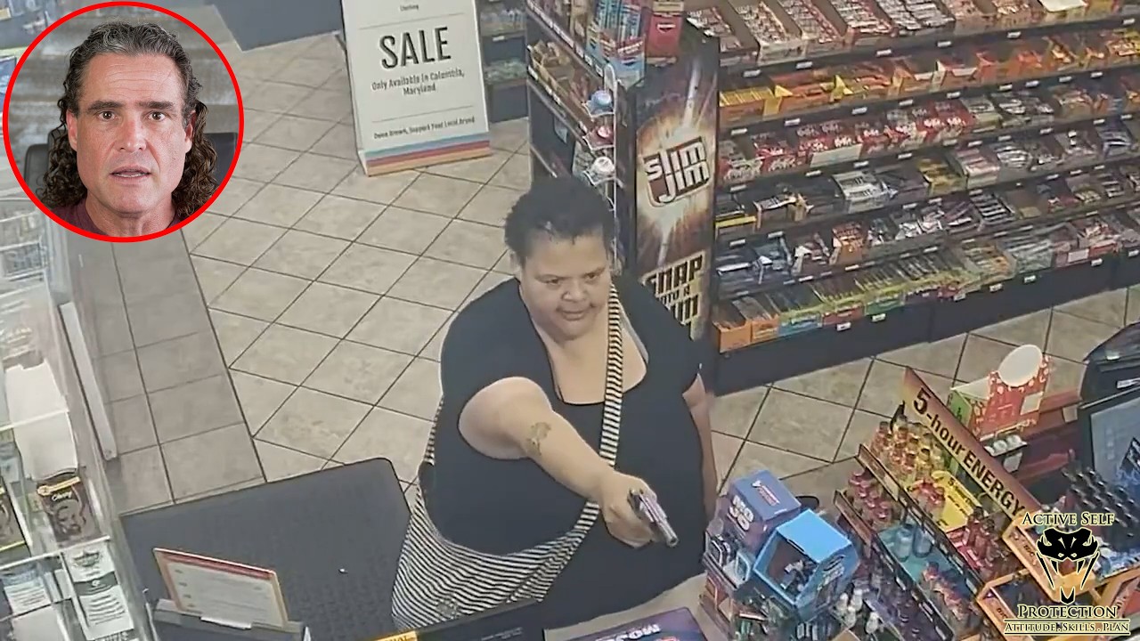 Atypical Armed Robber Shows Clerk She Means Business