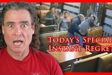 Armed Robber Vs ENTIRE Restaurant | Active Self Protection