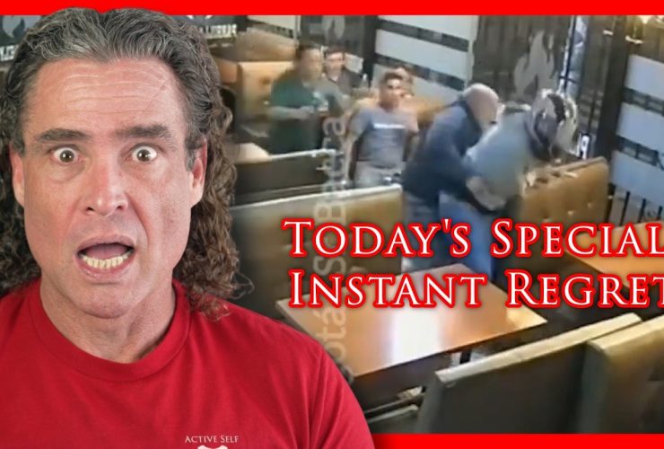 Armed Robber Vs ENTIRE Restaurant | Active Self Protection