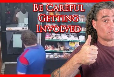 Clerk Steps In To Protect Defenseless Woman From Madman | Active Self Protection