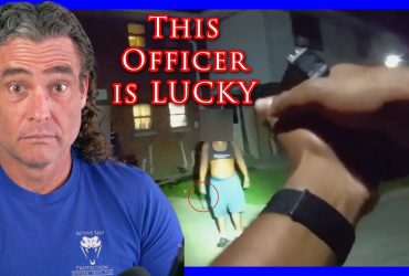 Officers Get Way Too Close To Knife-Wielding Suspect | Active Self Protection