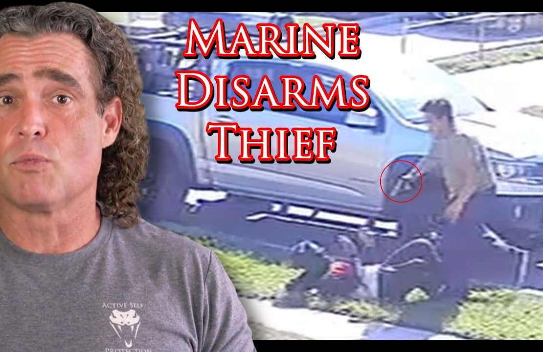 Marine WRECKS Armed Robber | Active Self Protection