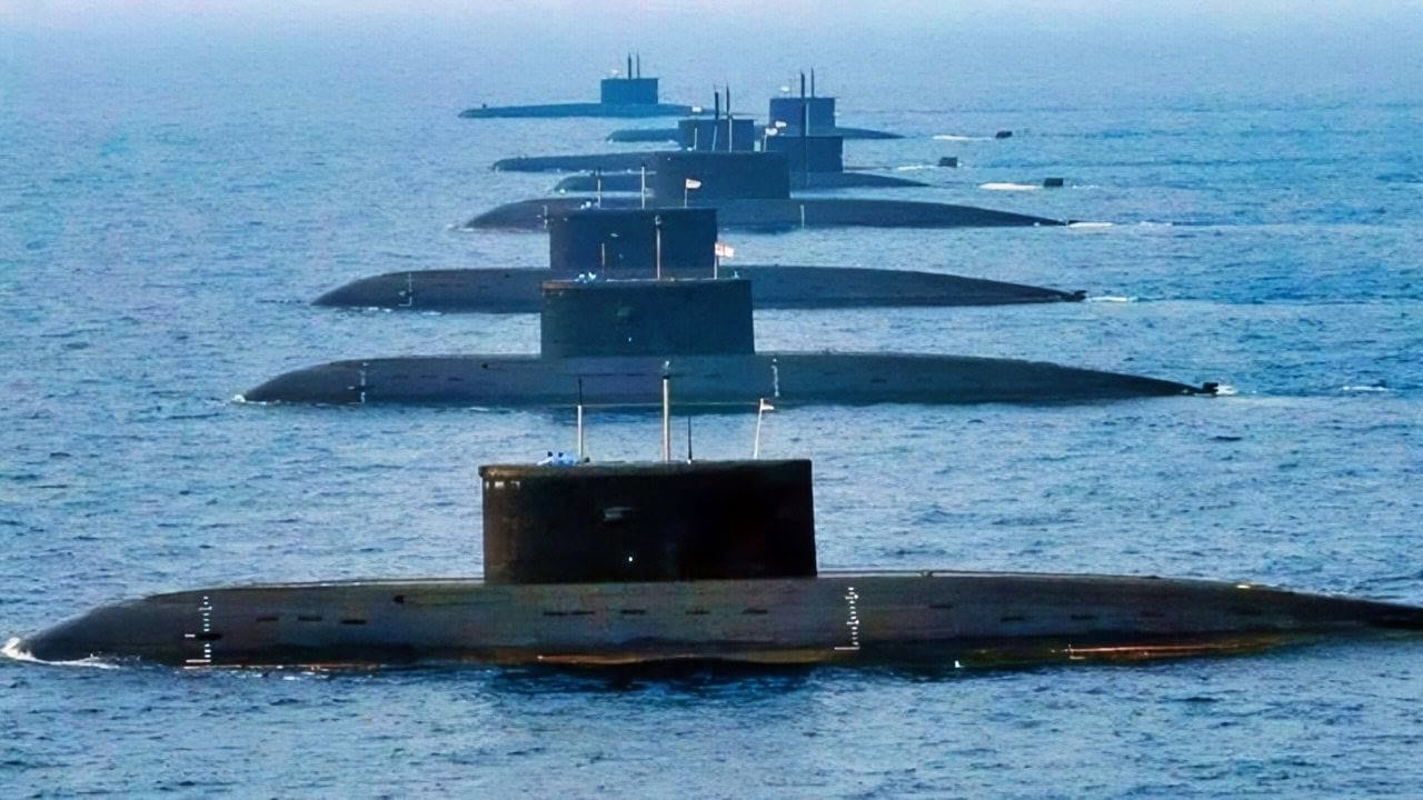 Kilo-Class Submarines All Together